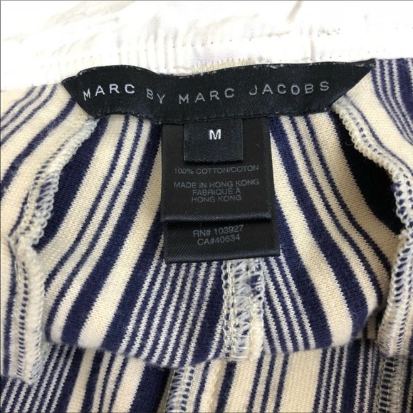 Marc by Marc Jacobs Nautical Striped Cotton Shorts - Picture 8 of 8